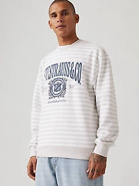Relaxed Graphic Crewneck Sweatshirt