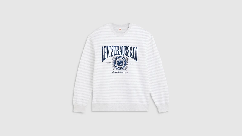 Relaxed Graphic Crewneck Sweatshirt