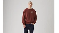 Relaxed Graphic Crewneck Sweatshirt