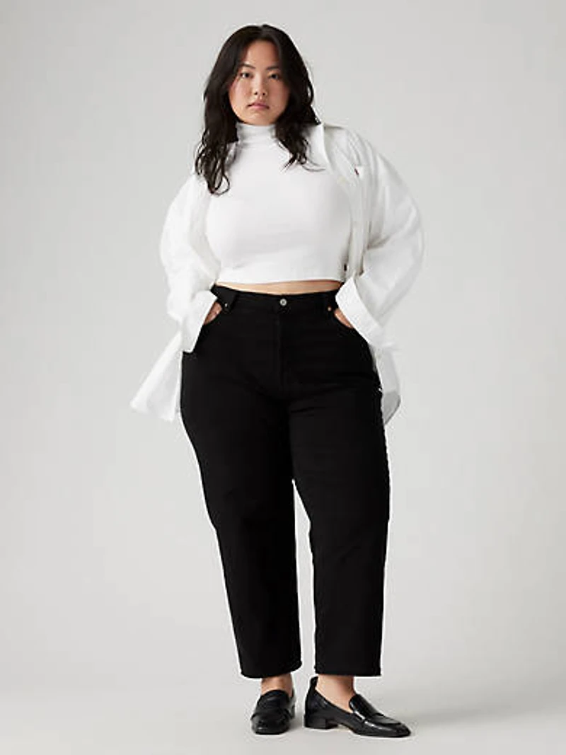 Ribcage Straight Ankle Women's Jeans (Plus Size