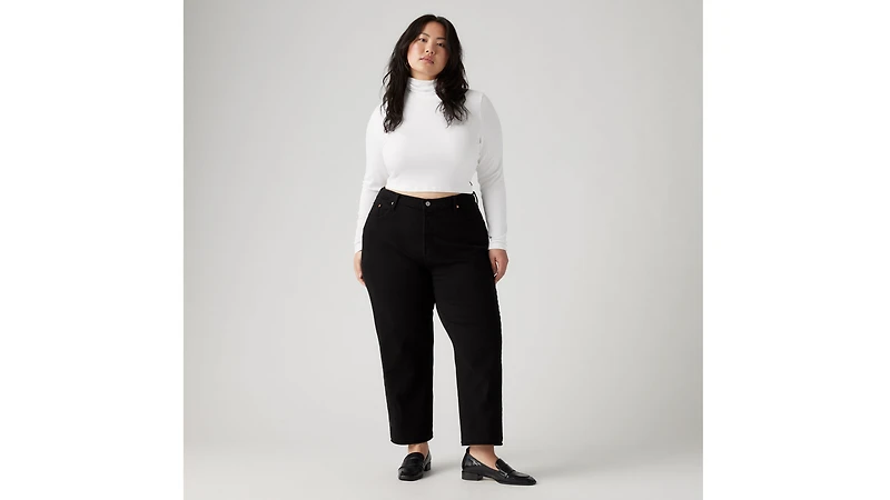 Ribcage Straight Ankle Women's Jeans (Plus Size
