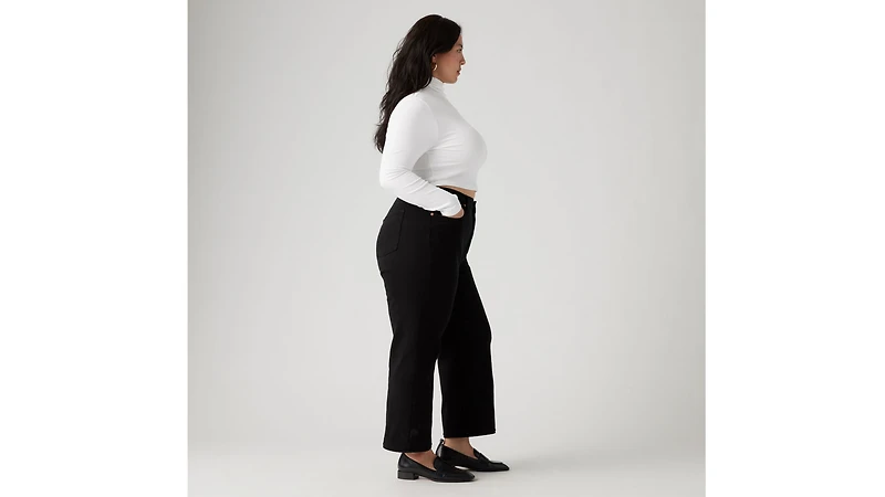 Ribcage Straight Ankle Women's Jeans (Plus Size
