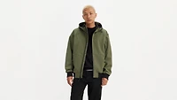 Soft Shell Hoodie Bomber Jacket