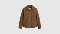 Faux Suede Western Shacket