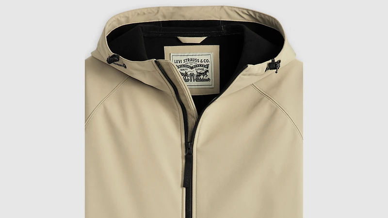 Soft Shell Hoodie Bomber Jacket