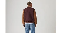 Mixed Media Varsity Jacket