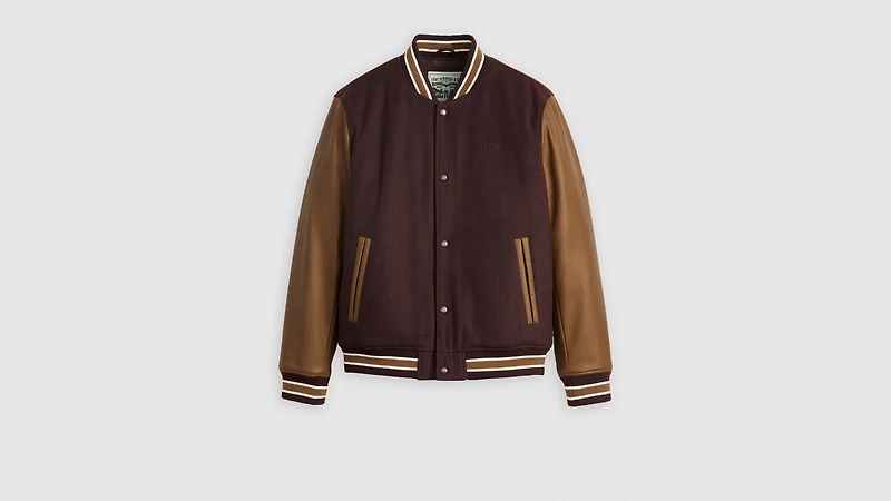Mixed Media Varsity Jacket