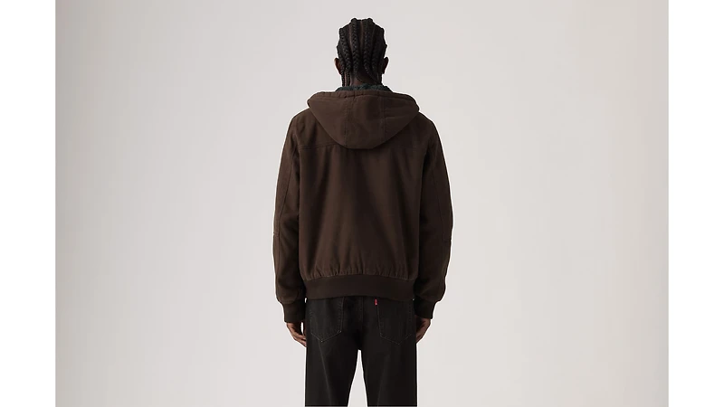 Sherpa Lined Hooded Jacket