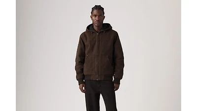 Sherpa Lined Hooded Jacket