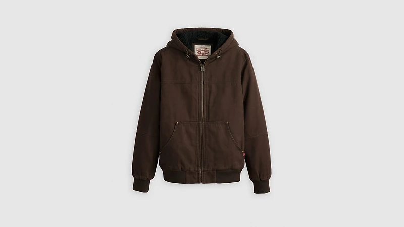 Sherpa Lined Hooded Jacket
