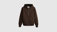 Sherpa Lined Hooded Jacket