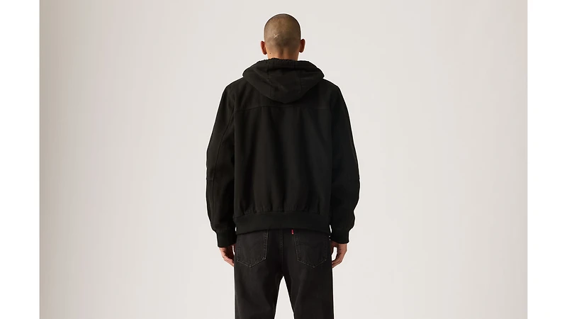 Sherpa Lined Hooded Jacket