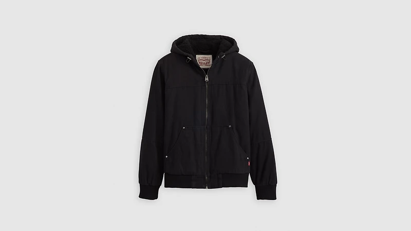 Sherpa Lined Hooded Jacket