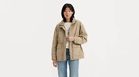 Stand Up Collar Military Jacket