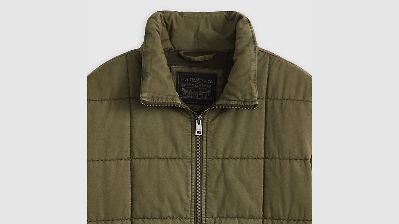 Box Quilted Cotton Jacket