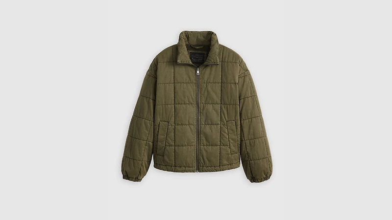 Box Quilted Cotton Jacket