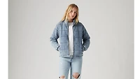Box Quilted Cotton Jacket