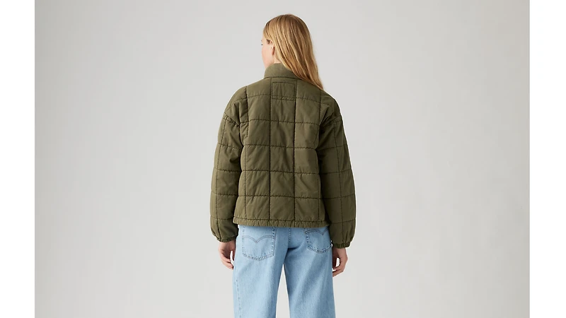 Box Quilted Cotton Jacket