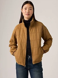 Box Quilted Relaxed Cotton Jacket