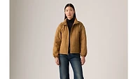 Box Quilted Relaxed Cotton Jacket