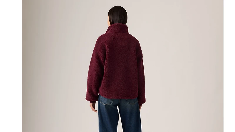 Zip Front Sherpa Jacket