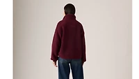 Zip Front Sherpa Jacket