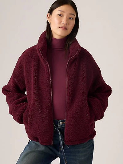 Zip Front Sherpa Jacket