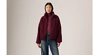 Zip Front Sherpa Jacket