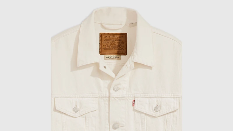Cotton Linen Trucker Jacket