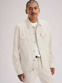 Cotton Linen Trucker Jacket