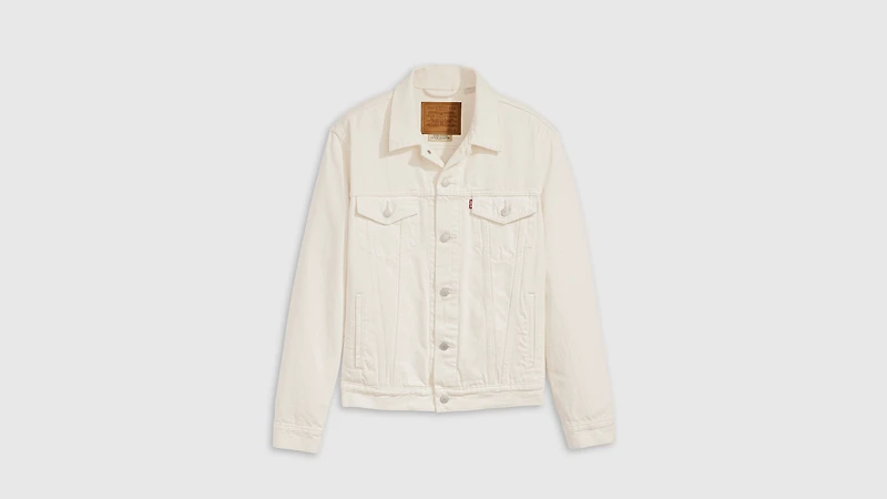 Cotton Linen Trucker Jacket