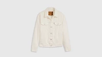 Cotton Linen Trucker Jacket