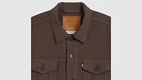 Cotton Linen Trucker Jacket
