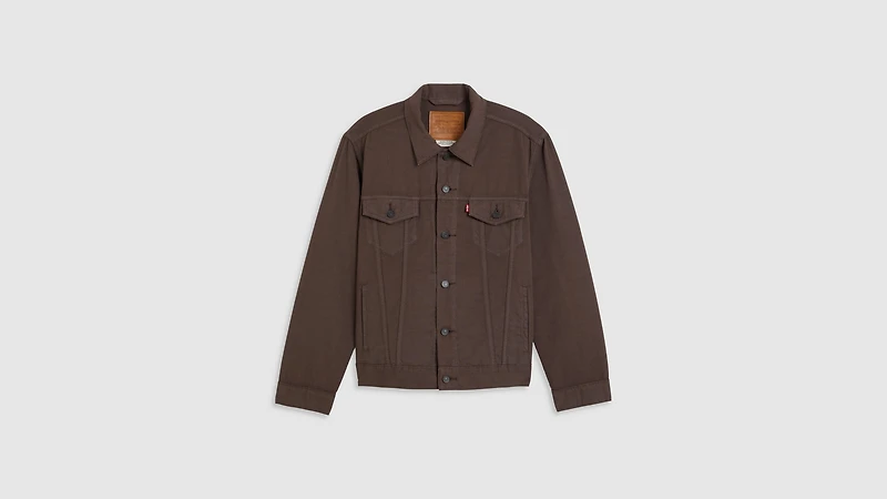 Cotton Linen Trucker Jacket