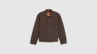 Cotton Linen Trucker Jacket