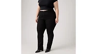 724 High Rise Slim Straight Fit Women's Jeans (Plus Size