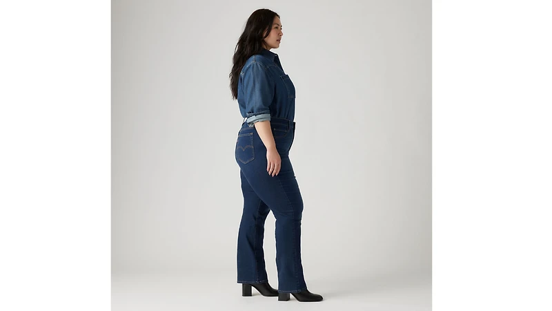 724 High Rise Slim Straight Women's Jeans (Plus Size)