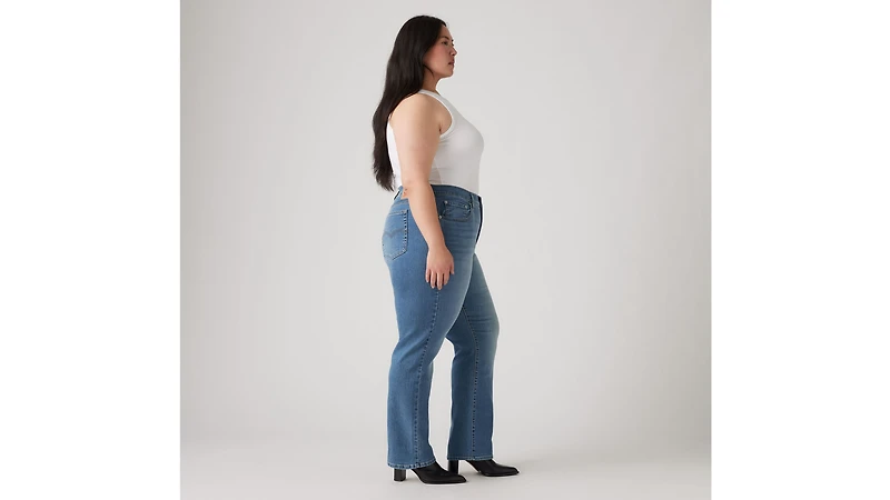 724 High Rise Straight Women's Jeans (Plus Size)