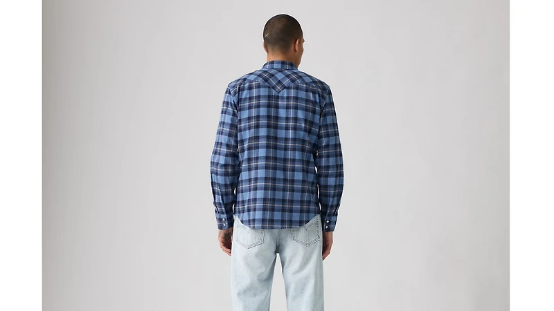 Classic Standard Fit Western Flannel Shirt
