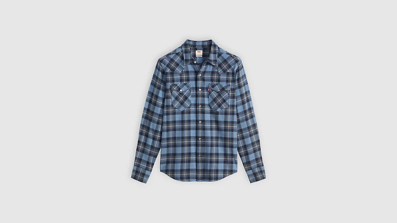 Classic Standard Fit Western Flannel Shirt