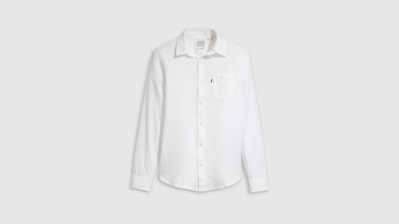 Sunset One Pocket Cotton Linen Standard Fit Shirt