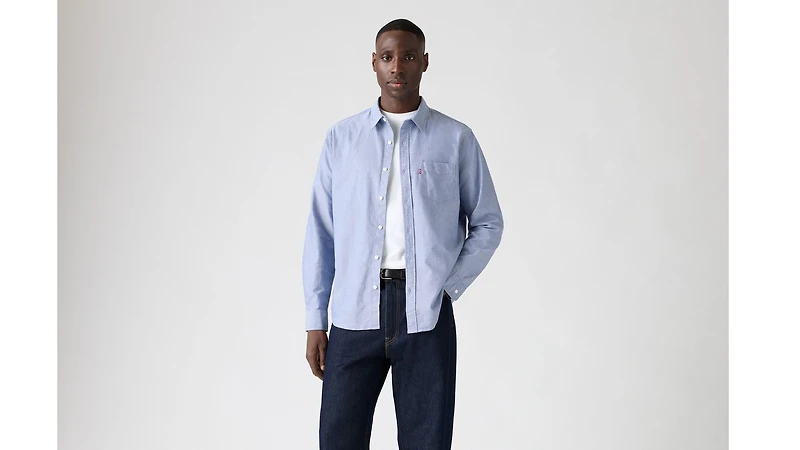 Classic One Pocket Standard Fit Oxford Shirt