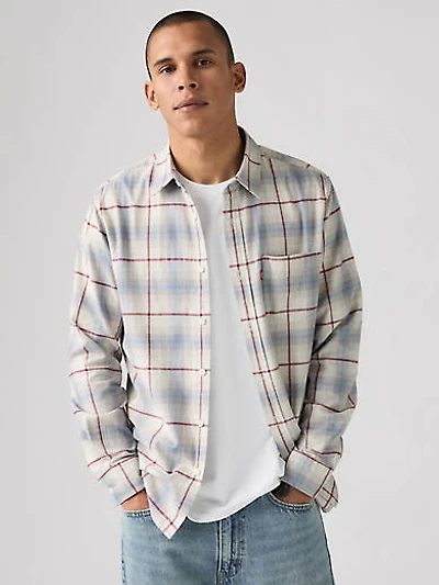 Classic One Pocket Standard Fit Flannel Shirt