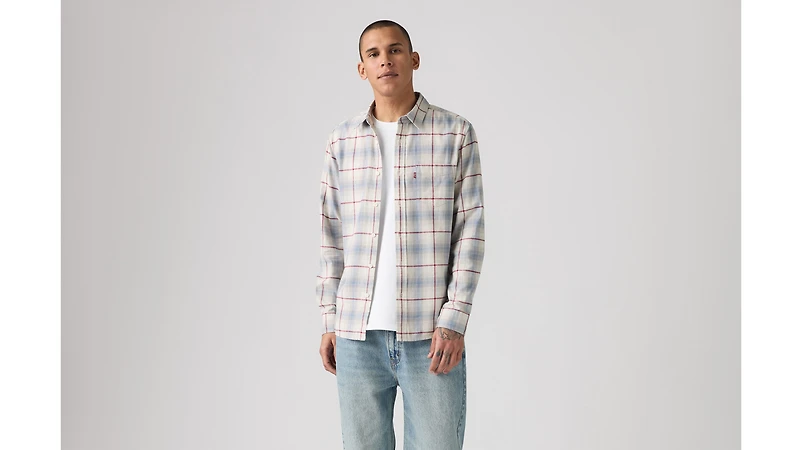 Classic One Pocket Standard Fit Flannel Shirt