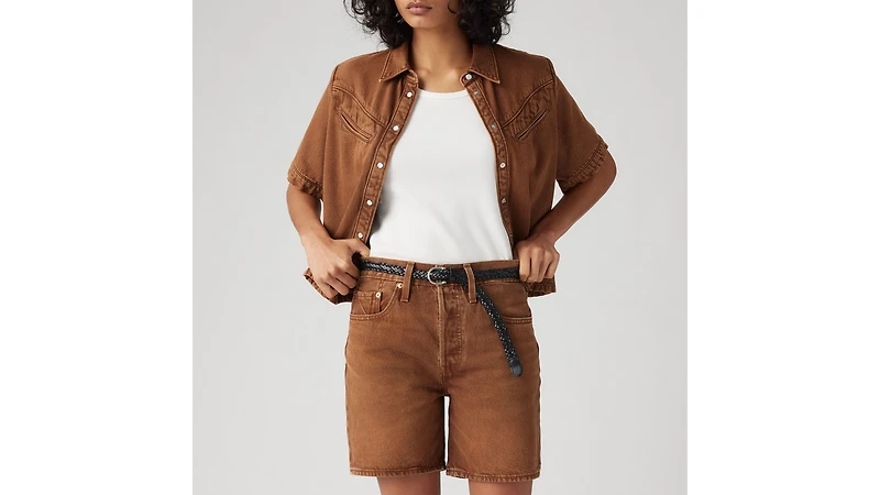 501® Original Fit High Rise Mid-Thigh Women's Shorts