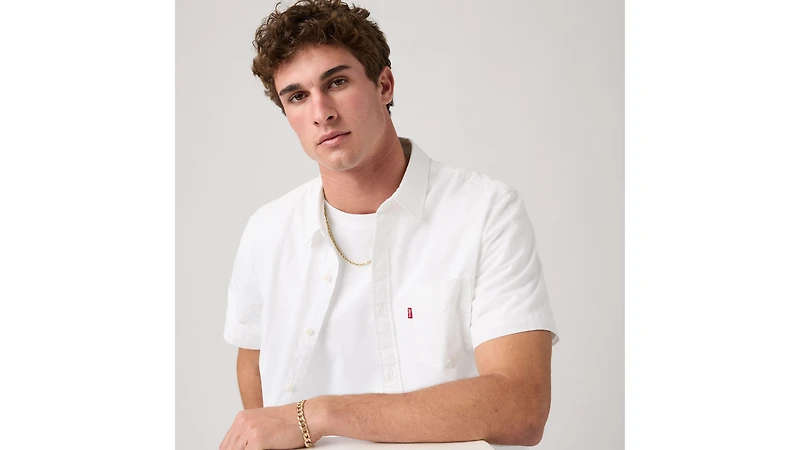 Short Sleeve Sunset One Pocket Shirt