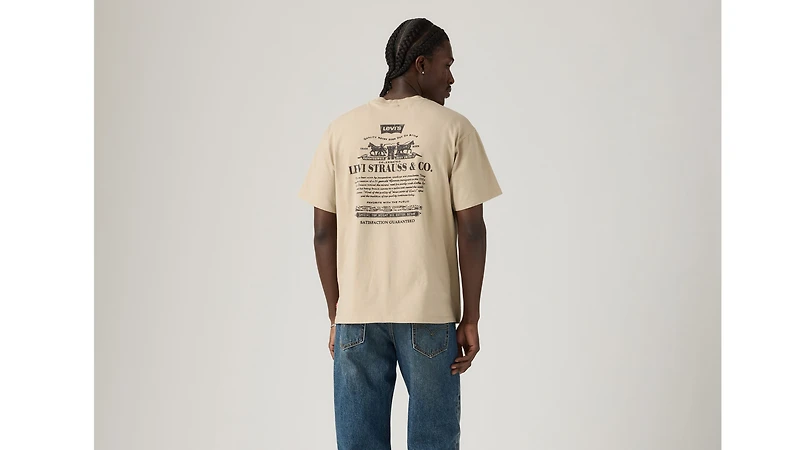 Embroidered Badge Vintage Fit Graphic T-Shirt