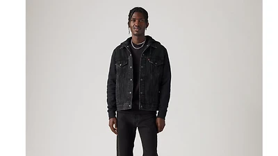 Hybrid Hoodie Trucker Jacket