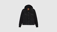 Hybrid Hoodie Trucker Jacket