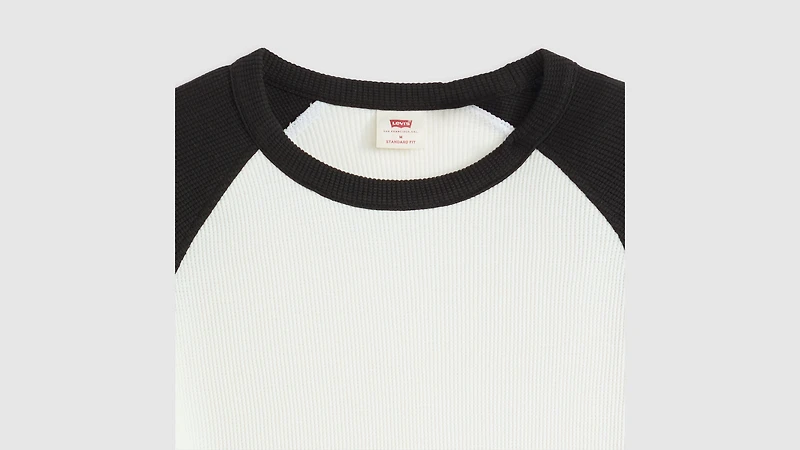 Thermal Raglan Crewneck T-Shirt